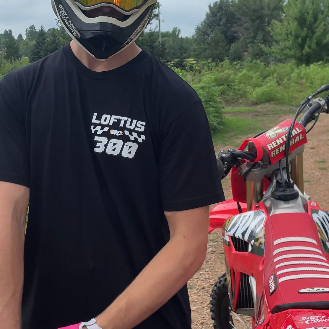 Custom Image T-Shirt - Racer Font