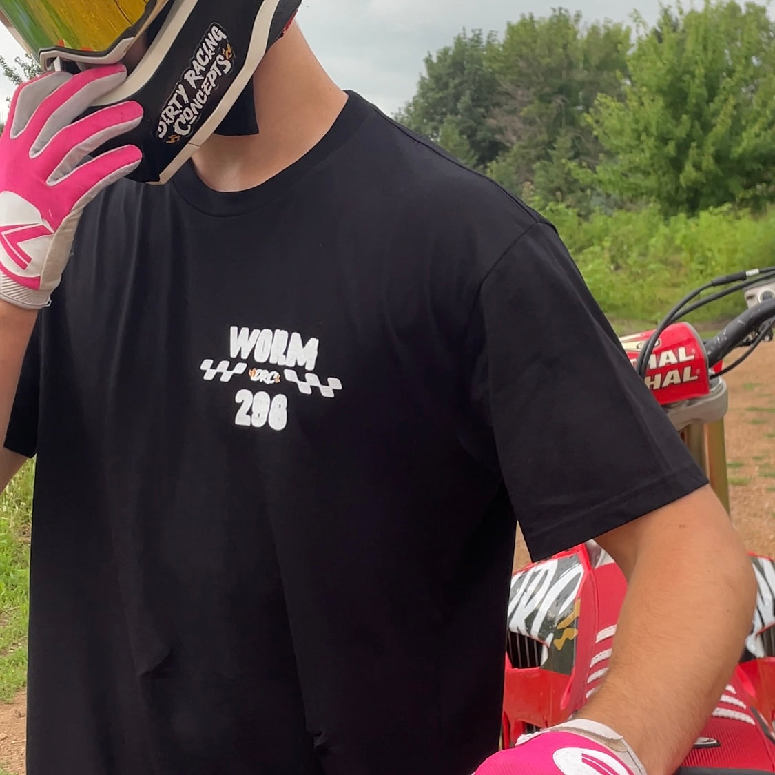 Custom Image T-Shirt - Monster Font