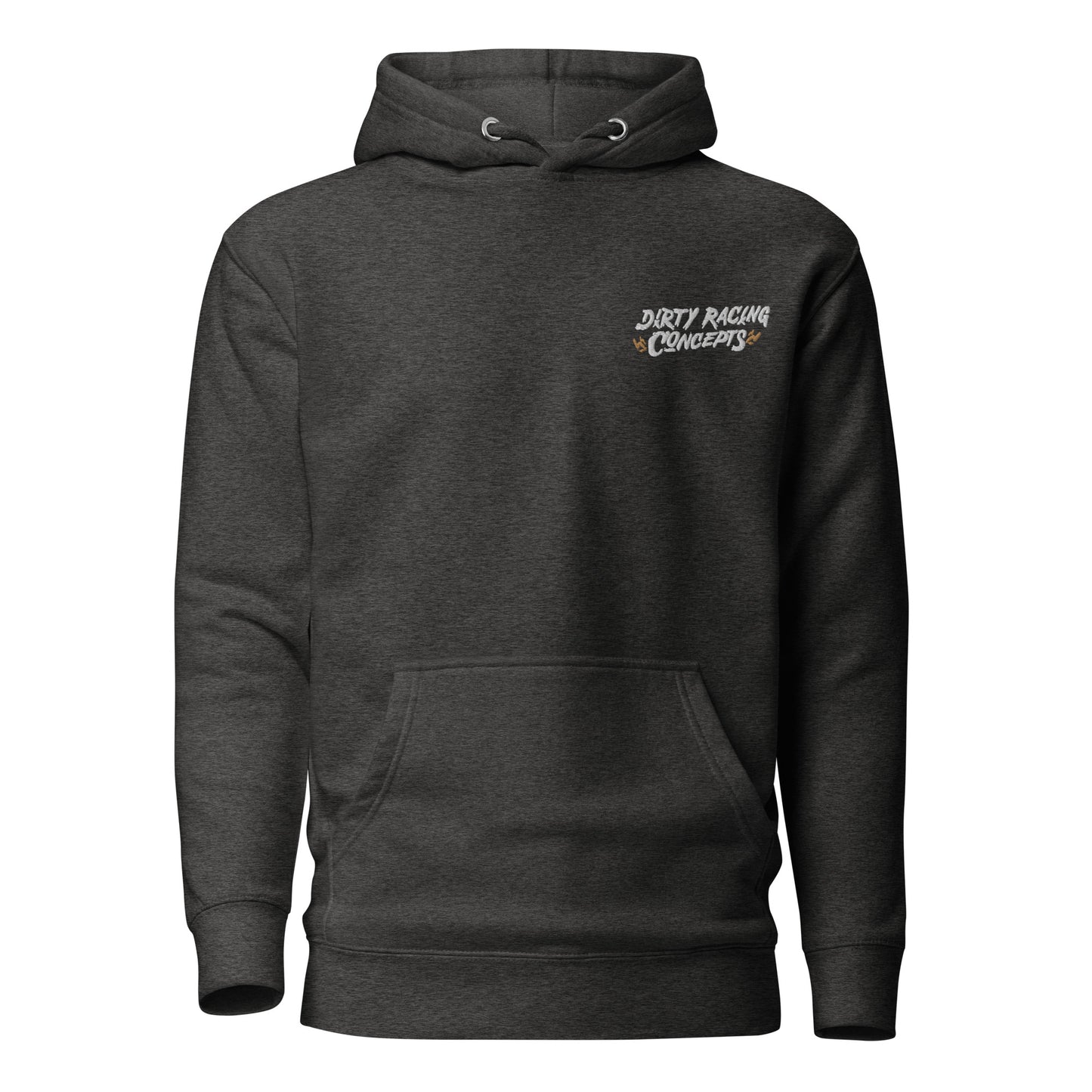 Black Logo Embroidered Hoodie