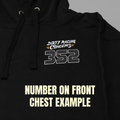 "Add Number to Front Chest"